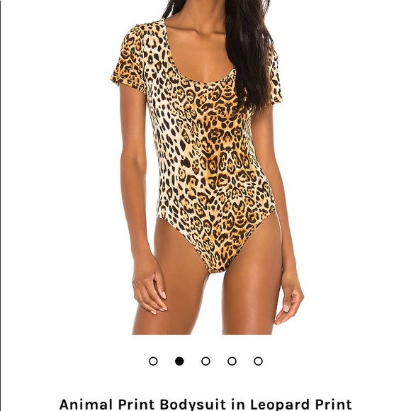 NWOT J O A leopard bodysuit - Picture 3 of 7